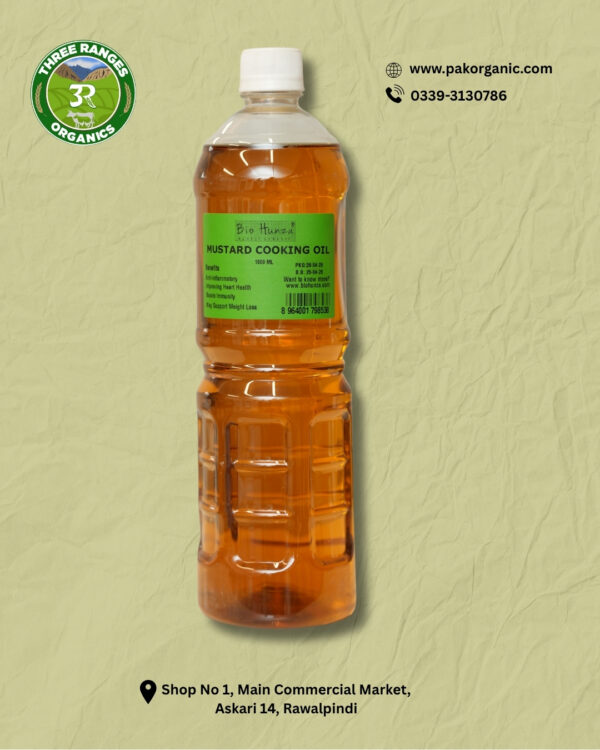 Organic Mustard Oil (Kachi Ghani)