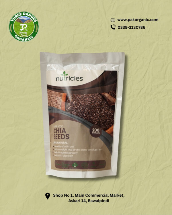 Chia Seeds (200g) – 100% Natural Superfood