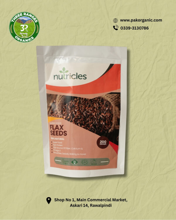 Flax Seeds (200g) – 100% Natural Superfood