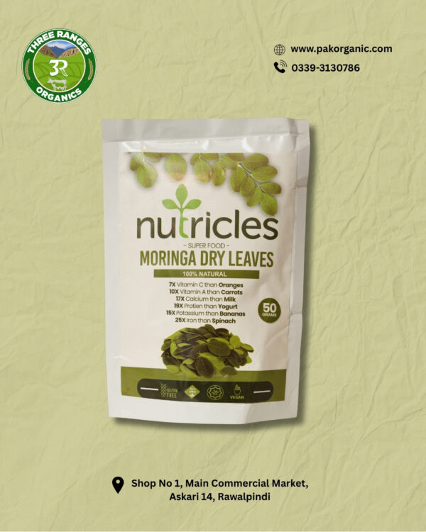 Moringa Dry Leaves (50g) – Nutricles Superfood