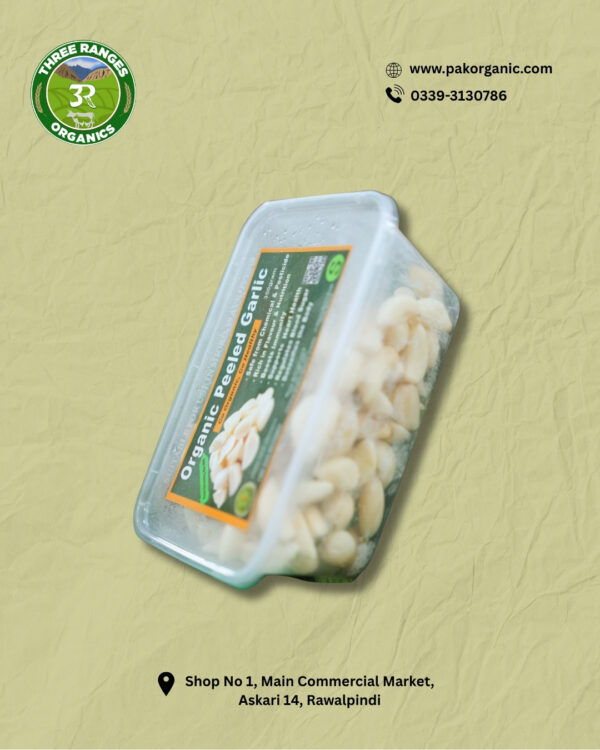 Organic Peeled Garlic (350g)