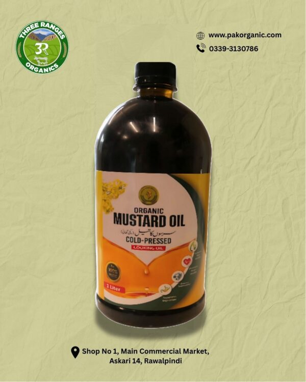 Organic Mustard Oil – 1 Liter